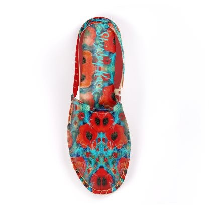 Abstract Poppy Espadrilles