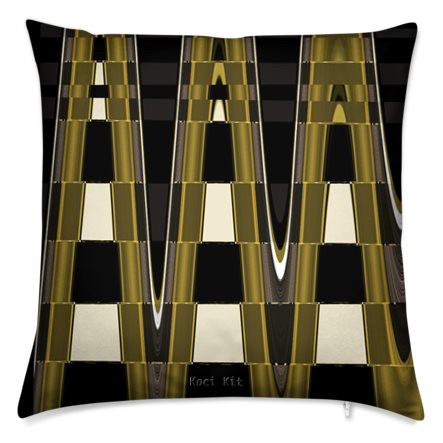 50cm Deco Style Velvet Feather Luxury Cushion Printed Both Sides