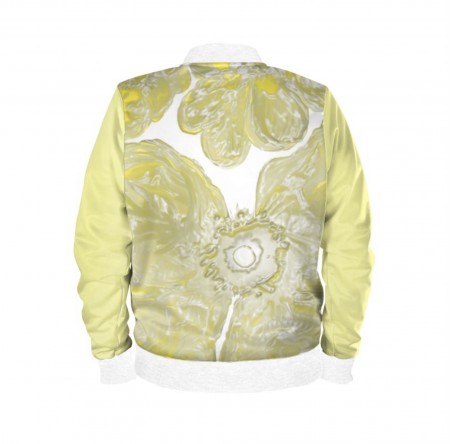 NEW! Lime Green And White Abstract Floral