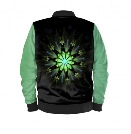 Abstract Envy Range With Green Sleeves