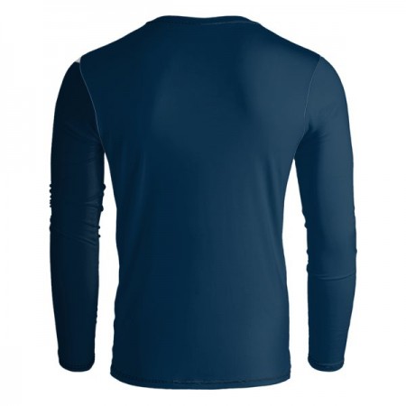 Encaustic Rust & Blue Long Sleeve T-Shirt